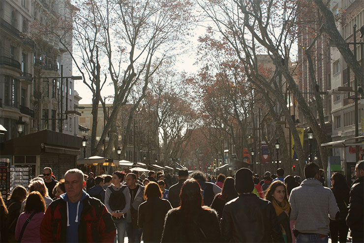 La Rambla in Barcelona