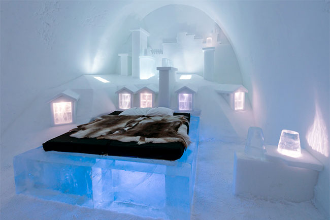 Room in the Ice Hotel, Sweden