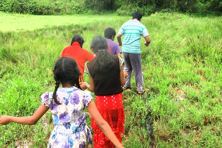 Jungle Kids in Honnamana, India