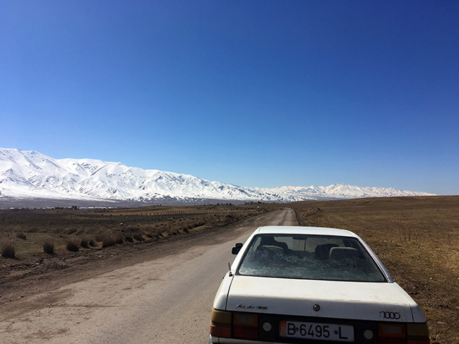 Road to Kyzart, Kyrgyzstan