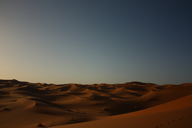 The Sahara desert, Morocco