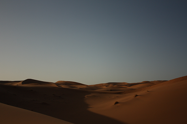 The Sahara desert, Morocco