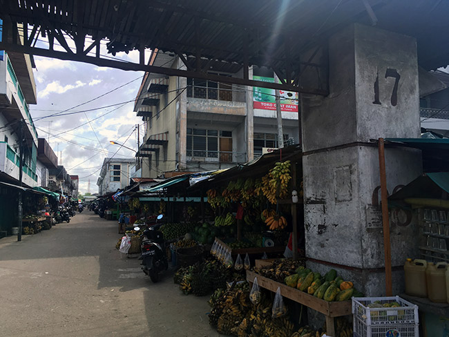 Market in Pontianak, Indonesia