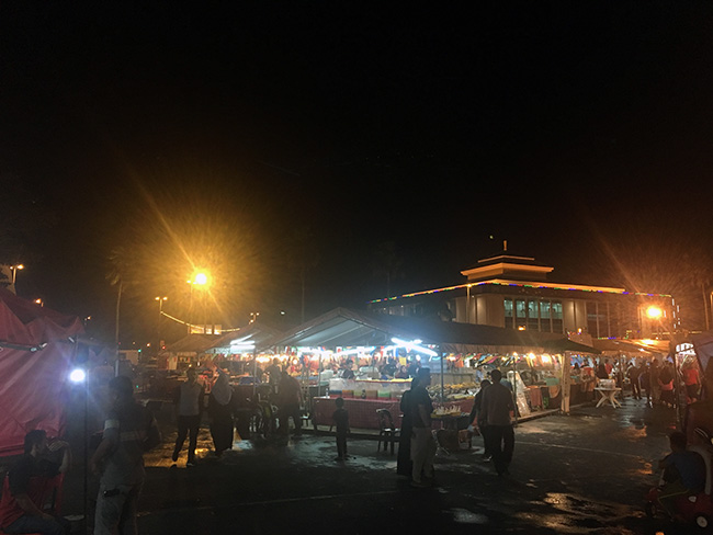 Night market in downtown Bandar Seri Begawan, Brunei