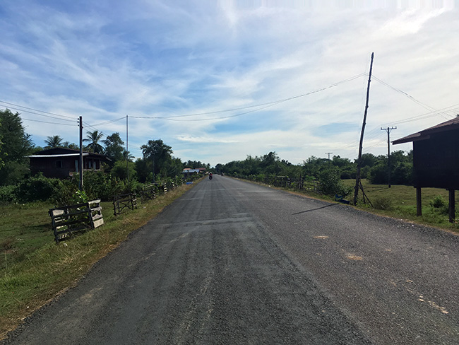 Roads in southern Laos