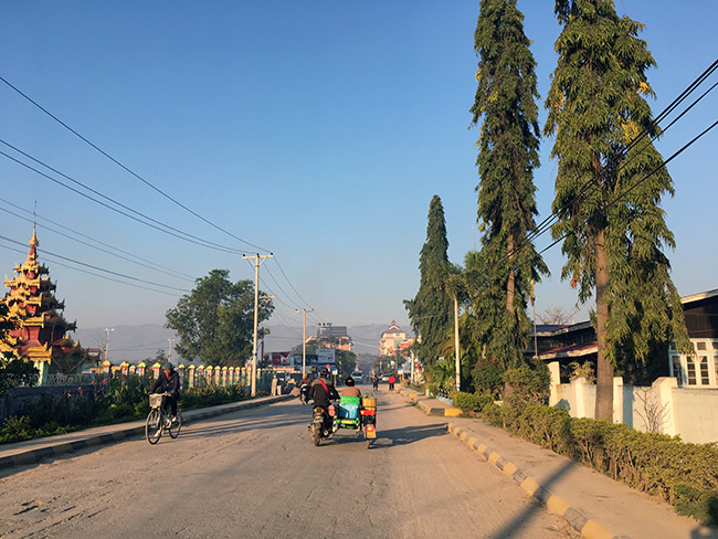 Streets of Nyaungshwe, Inle Lake, Myanmar