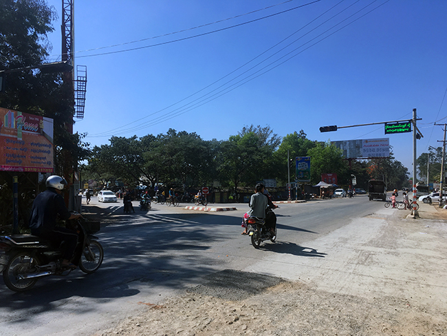 Junction at Shwenyaung, Inle, Myanmar