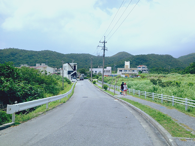 Road to Ama village in Zamami island
