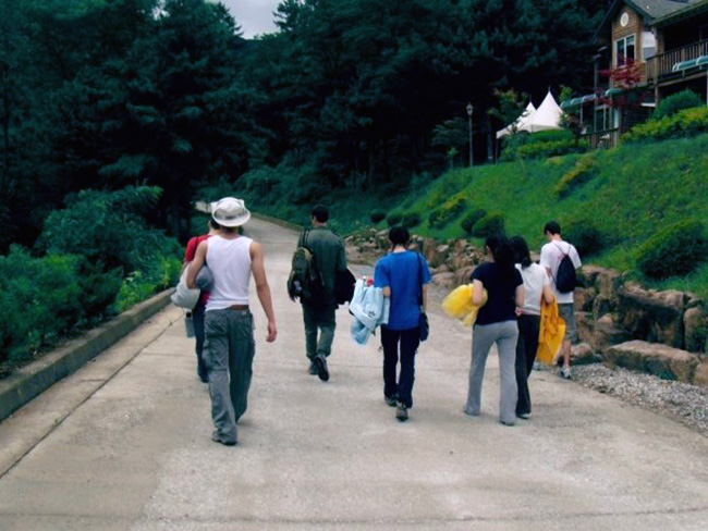 Workcamp volunteers, South Korea