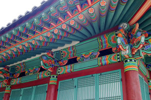 Temple in downtown Wonju, South Korea