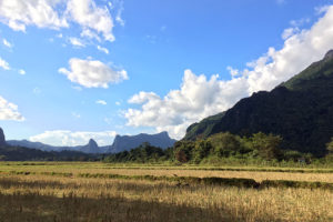 Countryside in Vang Vieng, Laos